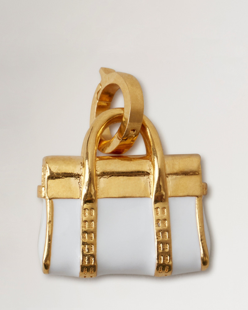 Mulberry Enamel Bayswater Charm
White & Gold Mixed Material outlook