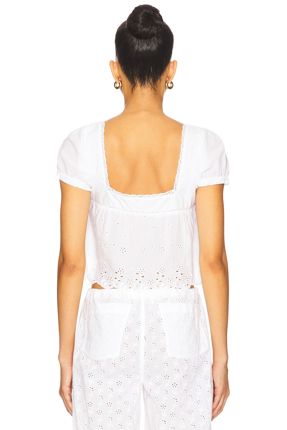Princess Gauze Blouse in Daisy Eyelet - 3