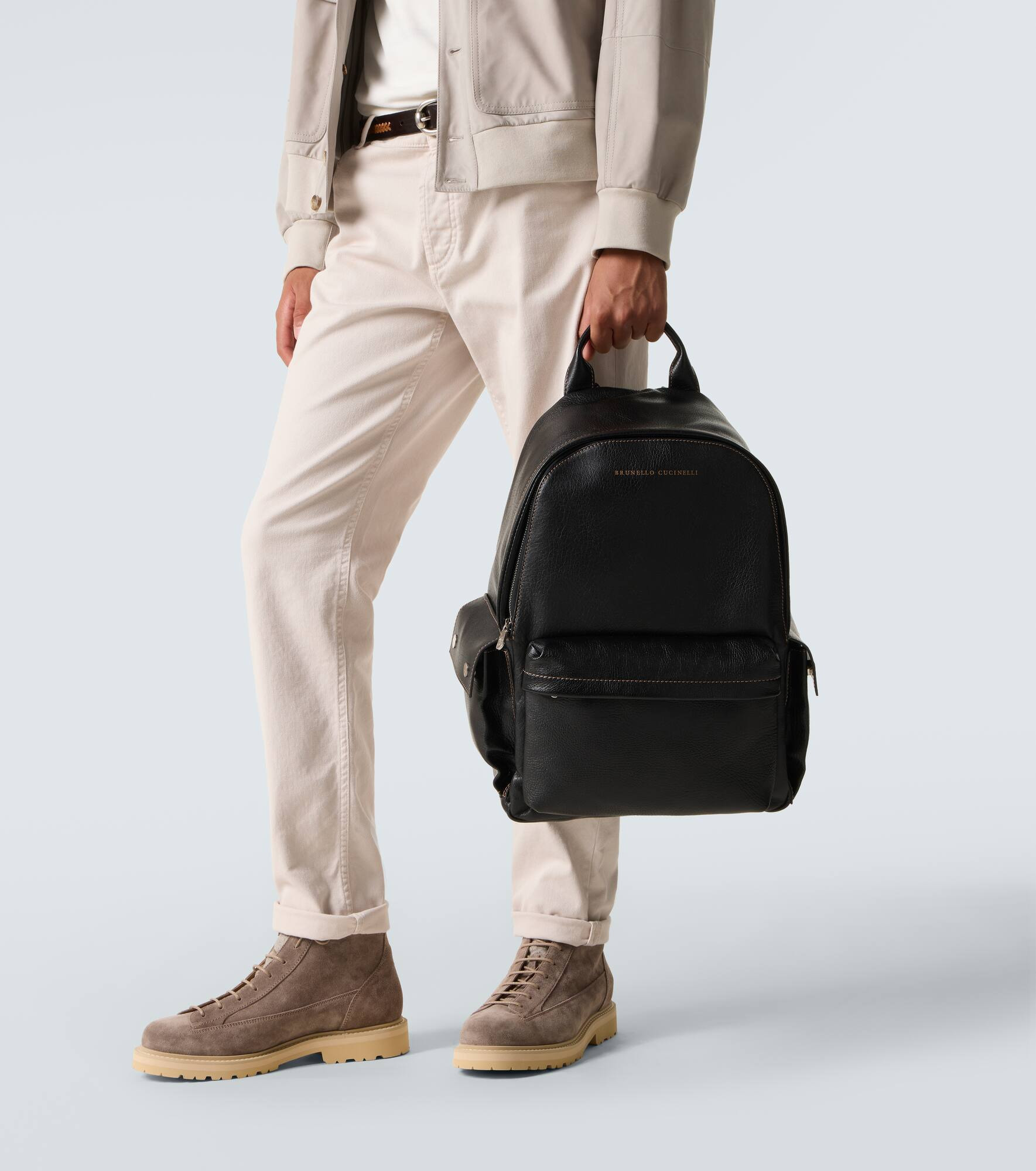 Leather backpack - 2
