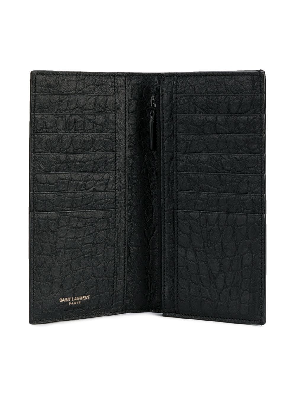 crocodile-embossed card holder - 3