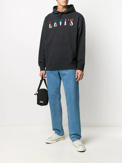 Levi's logo print drawstring hoodie outlook