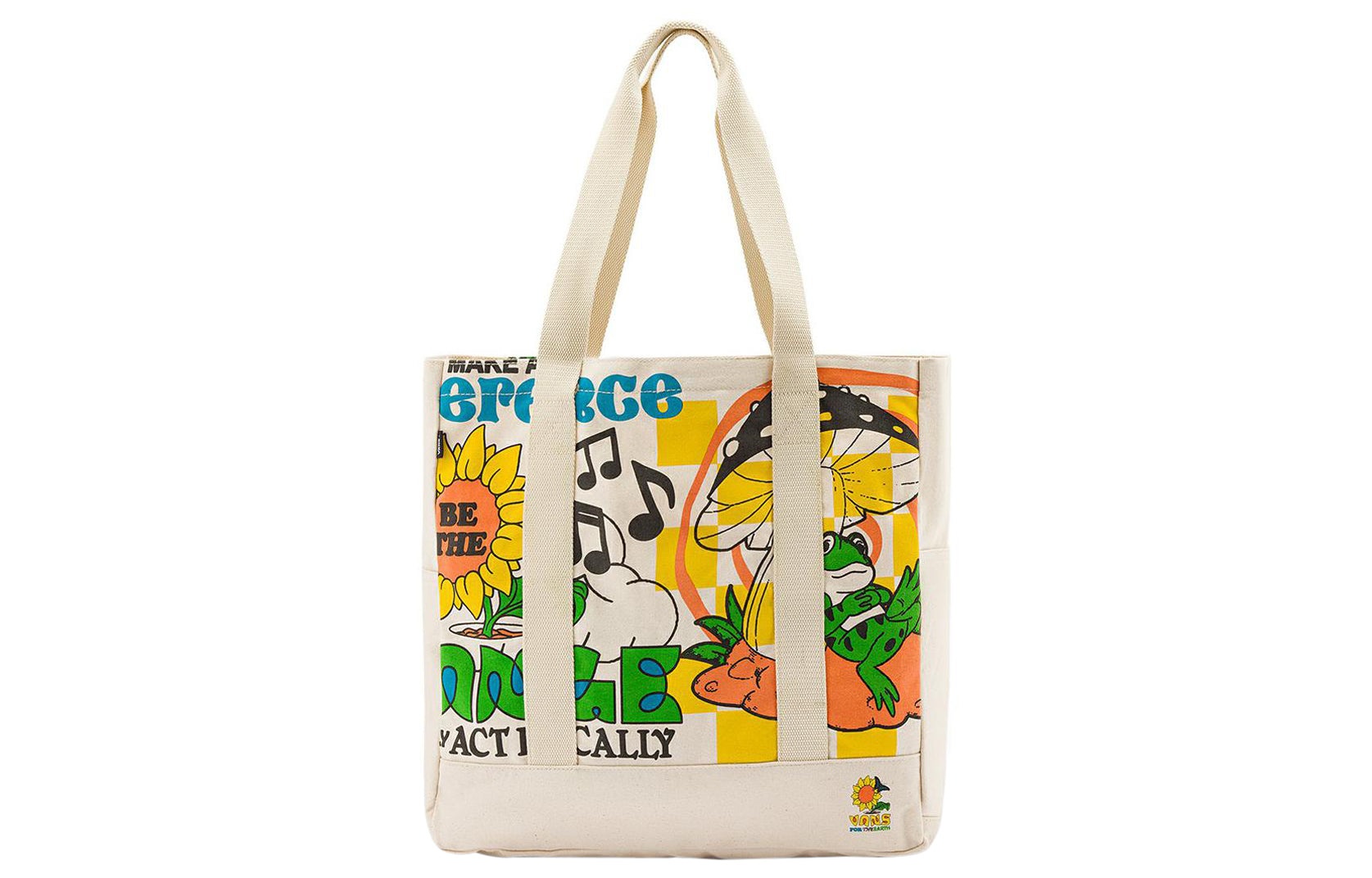 Vans Eco Positivity Tote Bag 'Beige' VN0A7SB67VJ - 4