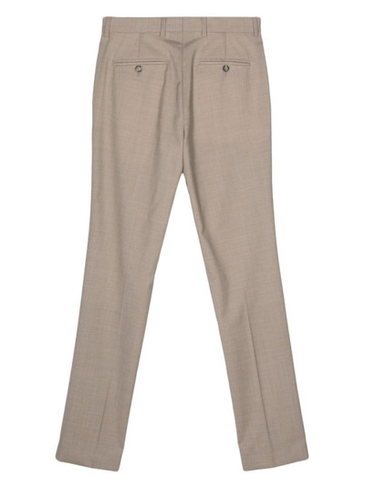 Sandro fine-checked virgin-wool trousers outlook