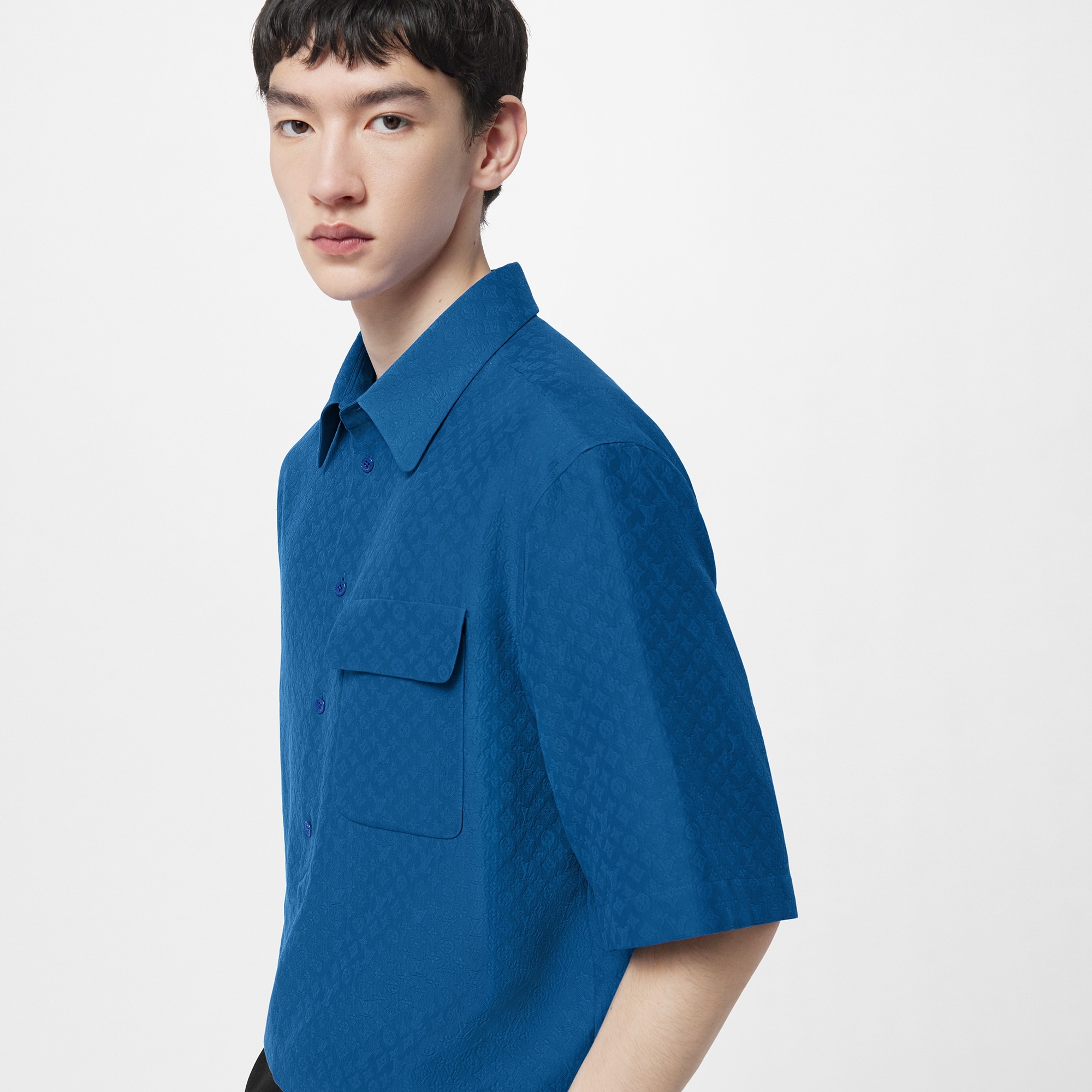 Mini Monogram Silk Blend Polo Shirt - 4