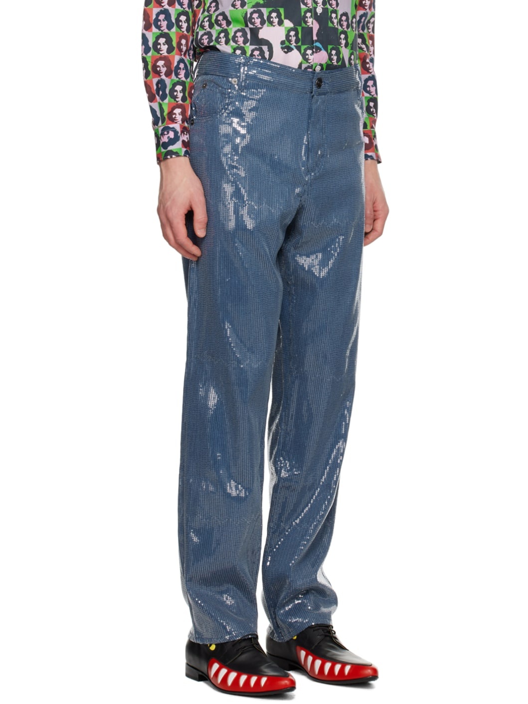 Blue Art Denim Jeans - 2