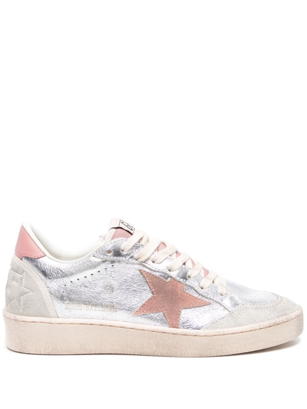 Ballstar metallic leather sneakers - 1