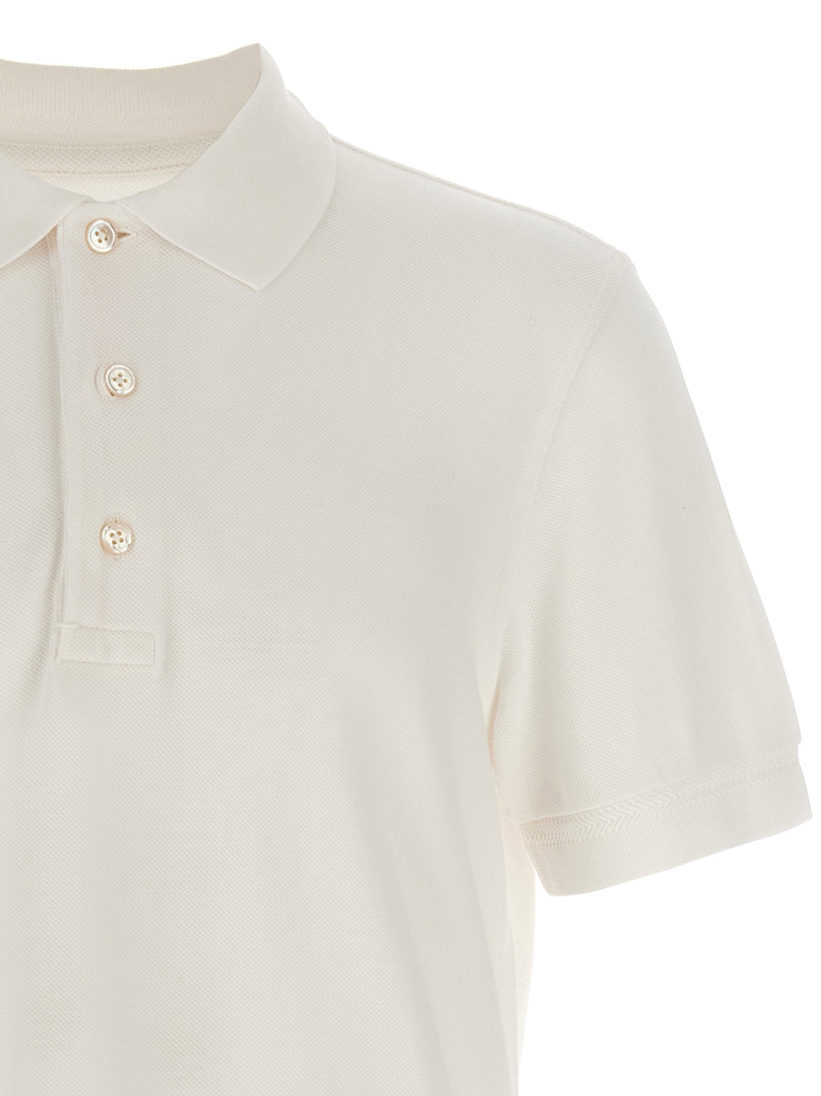Piqué Shirt Polo White - 3