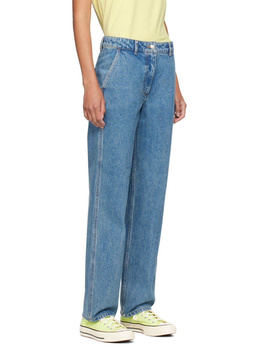 Indigo Straight Jeans - 2