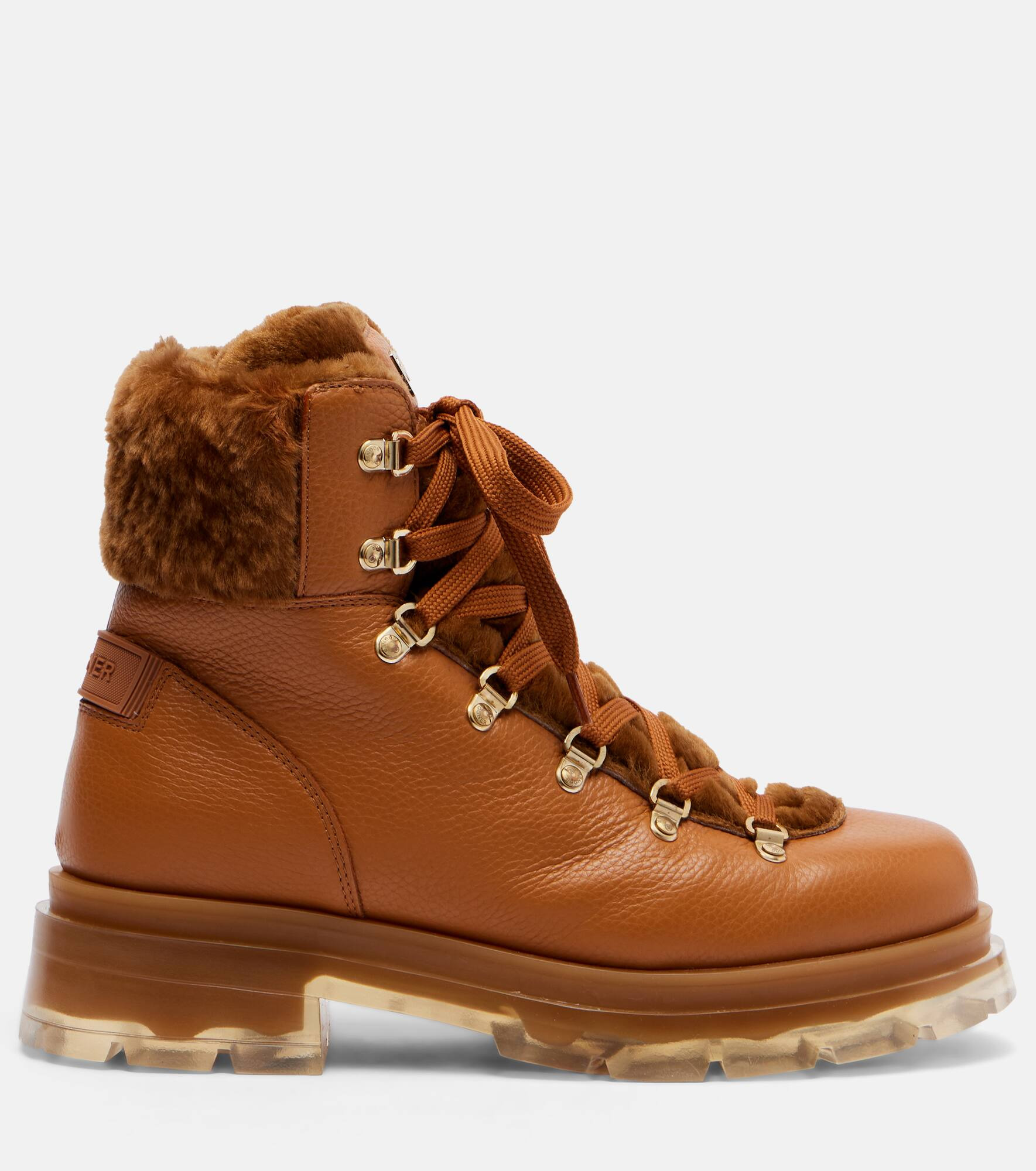 Swansea shearling-lined leather ankle boots - 4