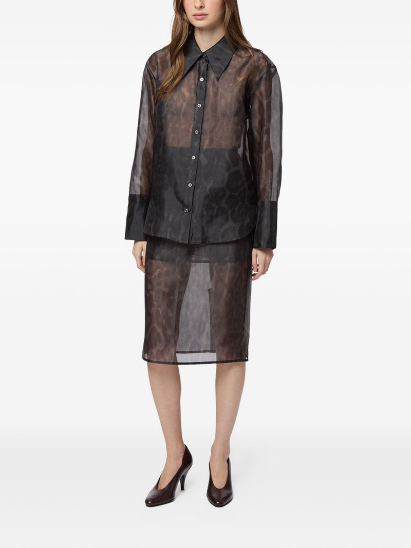 APPARIS Tyra leopard-print shirt outlook