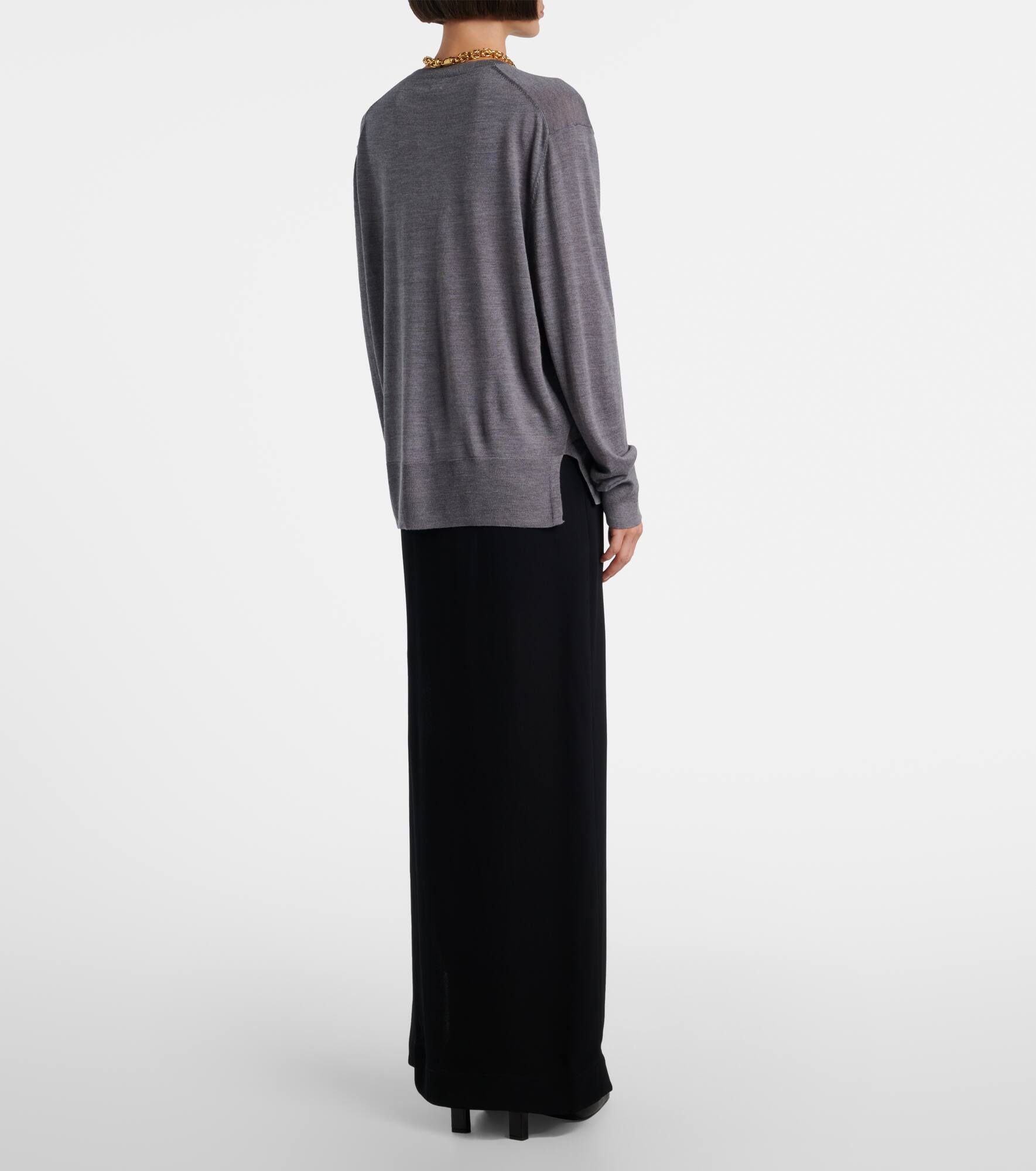 Wool and silk sweater - 3