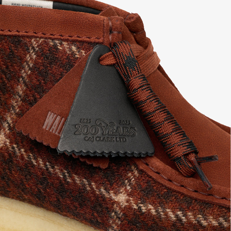 Wallabee Boot Rust Tweed Combination 8