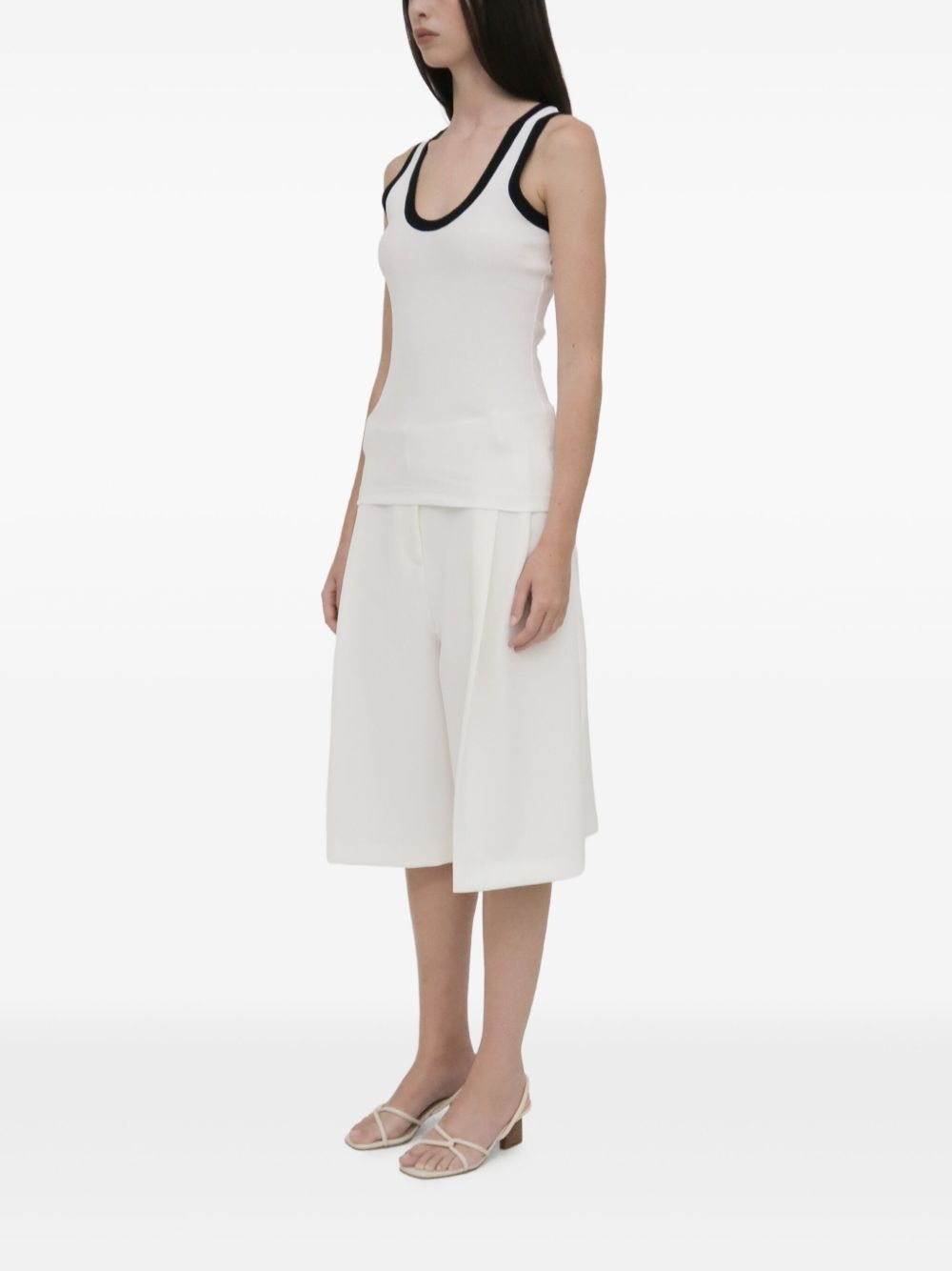 scoop-neck tank top - 3