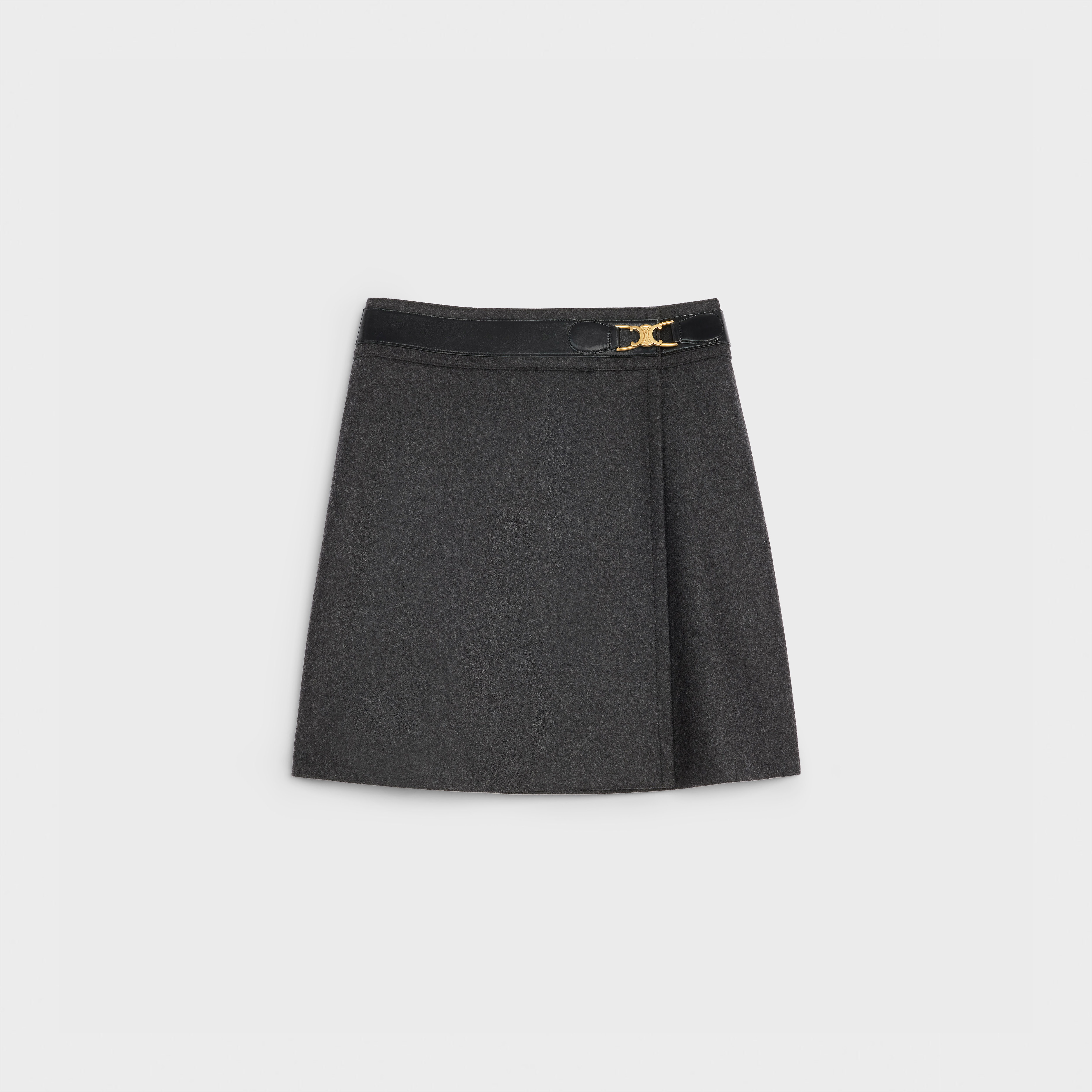 WRAPAROUND SKIRT IN FLANNEL - 1