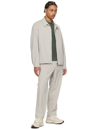 Nanamica Beige Wide Easy Trousers outlook