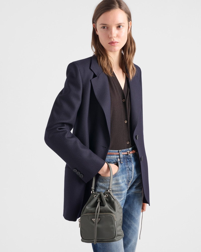 Prada Prada Duet Re-Nylon bucket bag outlook