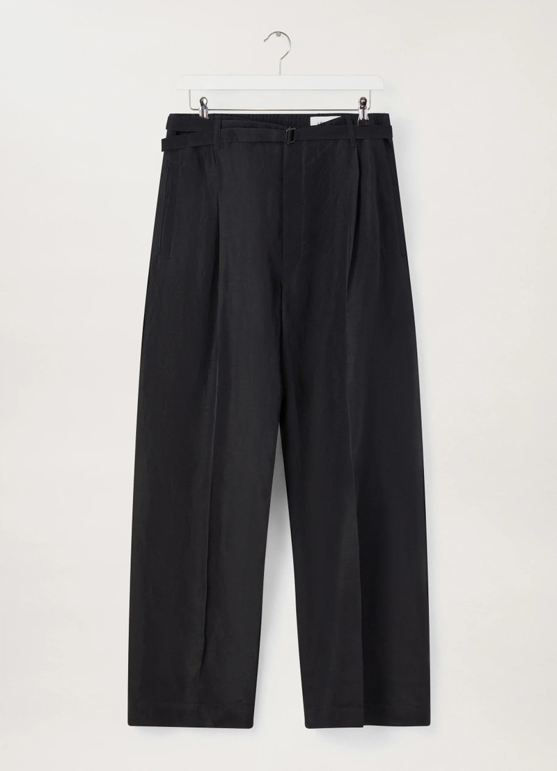 BELTED EASY PANTS
LINEN VISCOSE 1