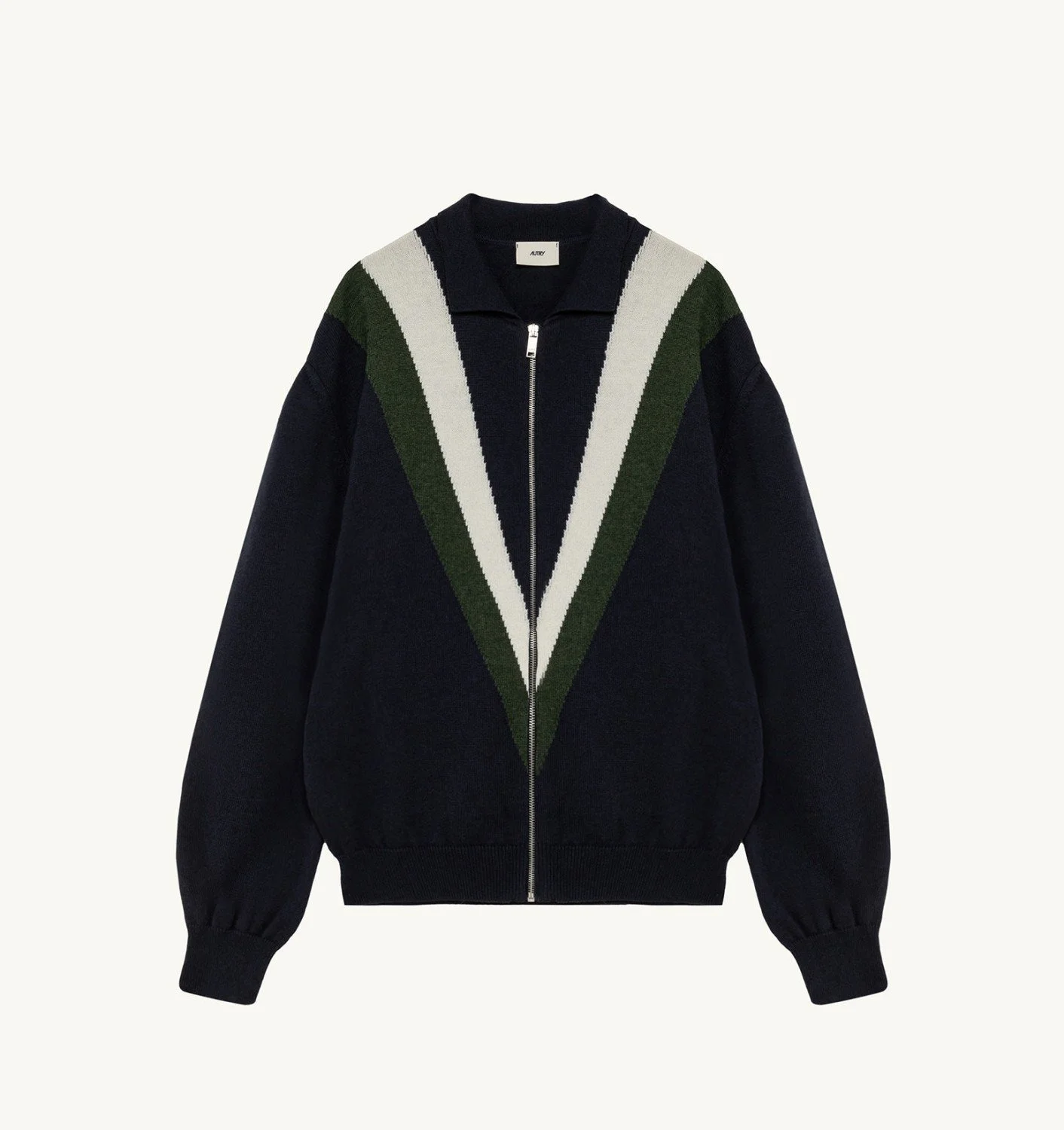 UNISEX KNIT WOOL SHIRT JACKET - 1