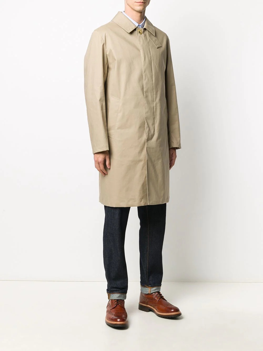 MANCHESTER single-breasted car coat - 3