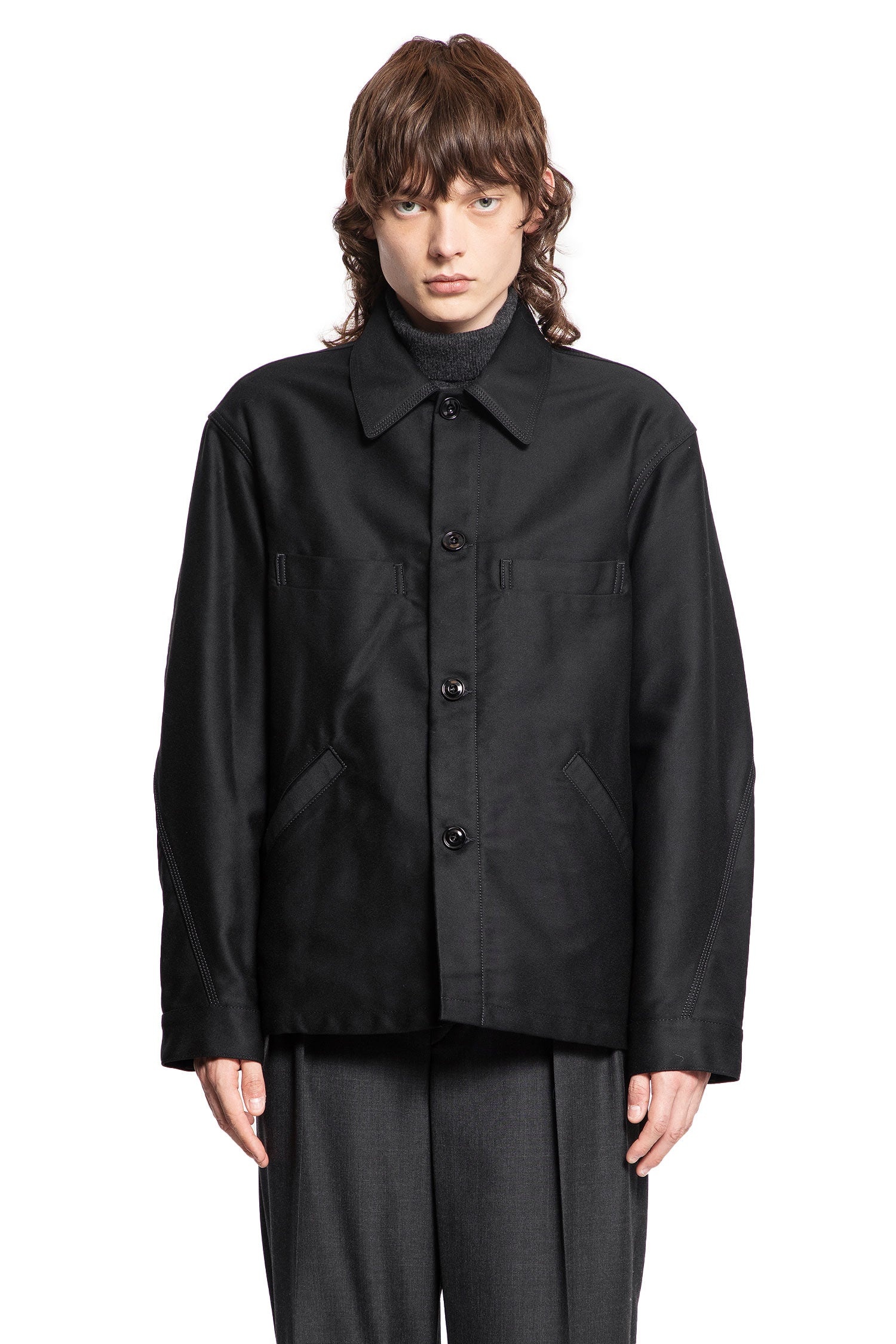 Lemaire Twisted-Sleeve-Workwear-Jacket | antonioli | REVERSIBLE