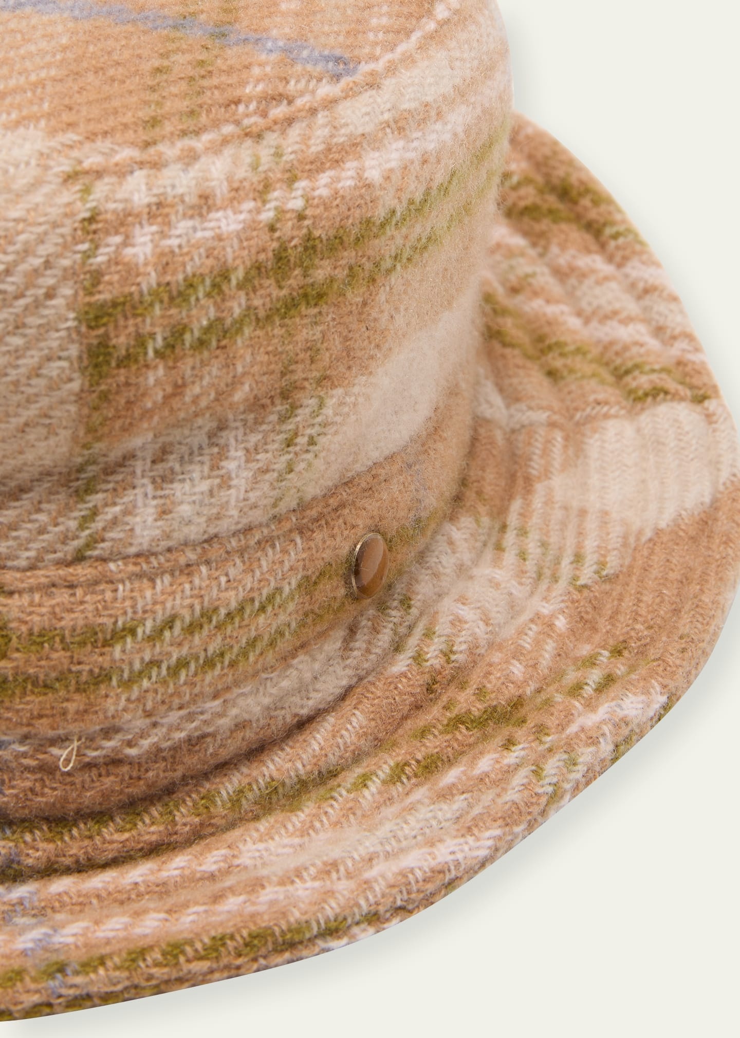 x Nick Fouquet Men's Tartan Cashmere Bucket Hat - 2