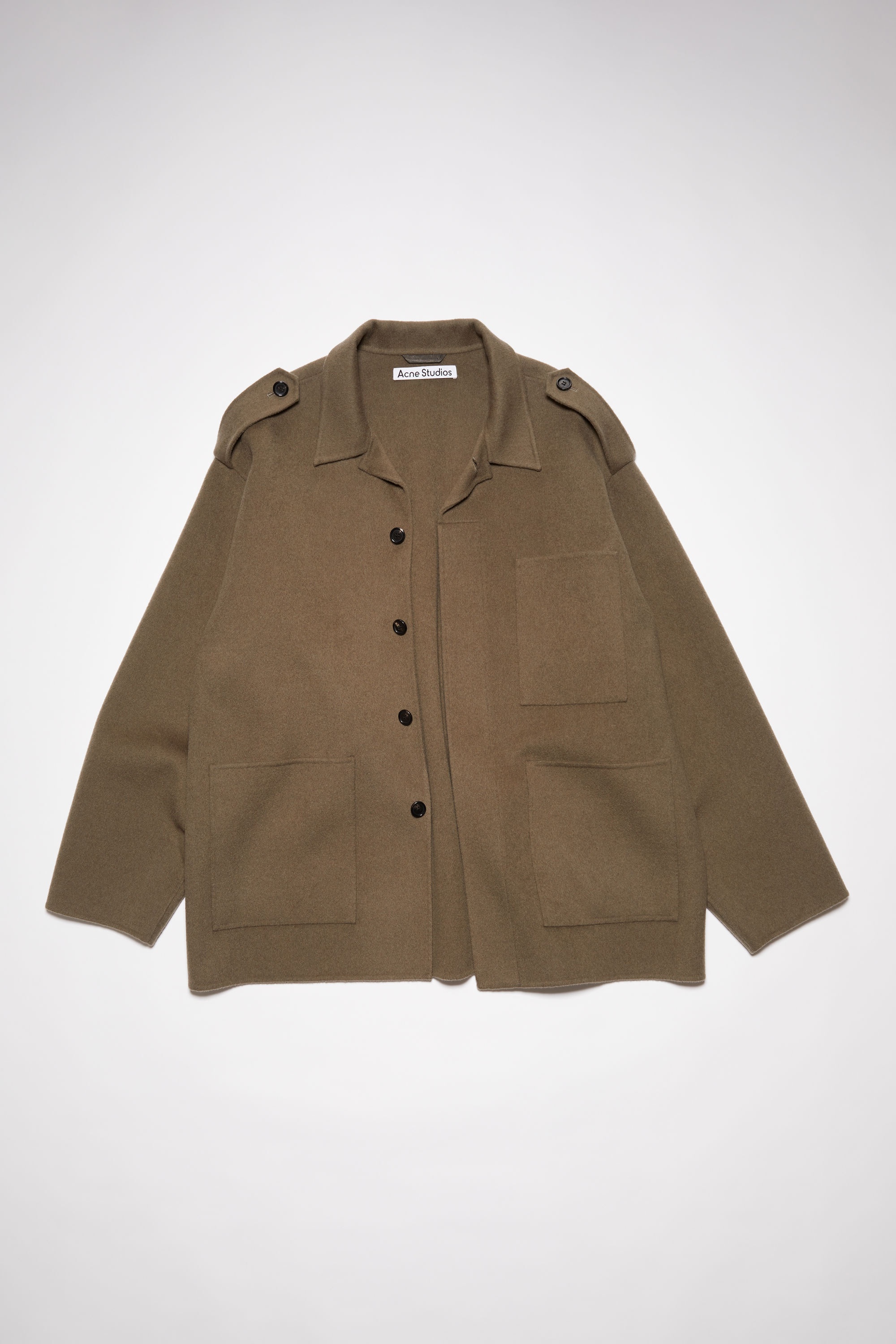 Wool jacket - Khaki green - 7