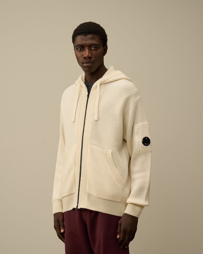 C.P. Company Re-Wool Hooded Zipped Knit outlook