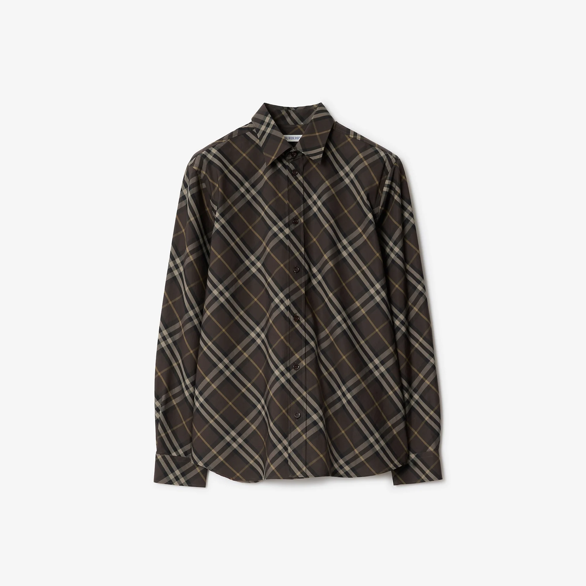 Relaxed Fit Check Cotton Shirt - 1