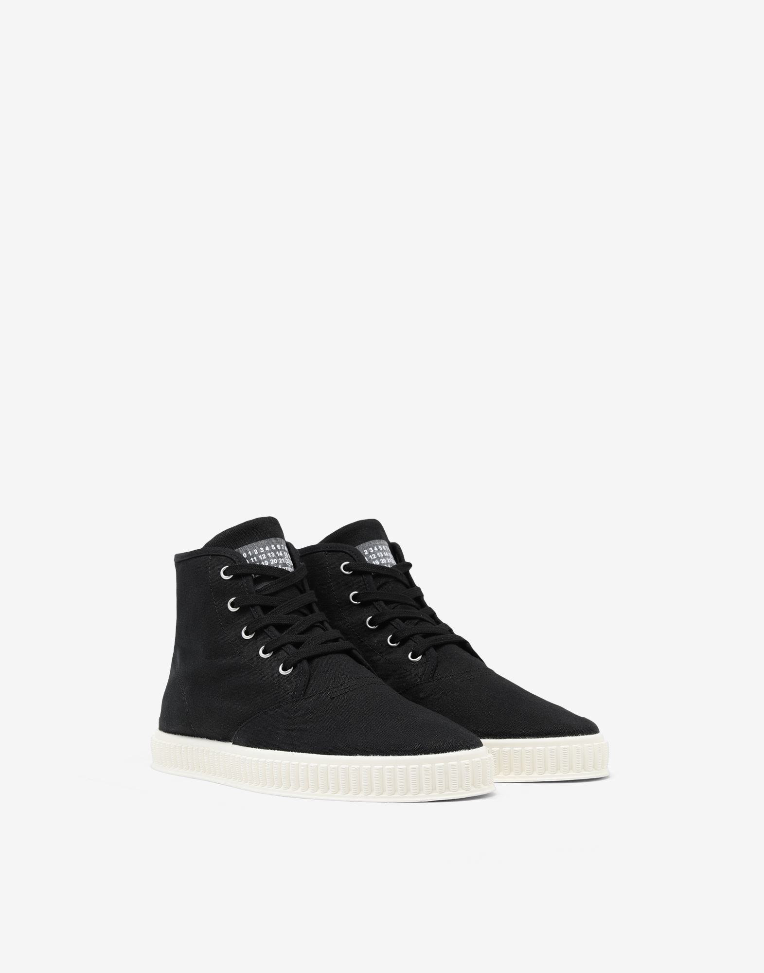 Canvas high-top sneakers - 2