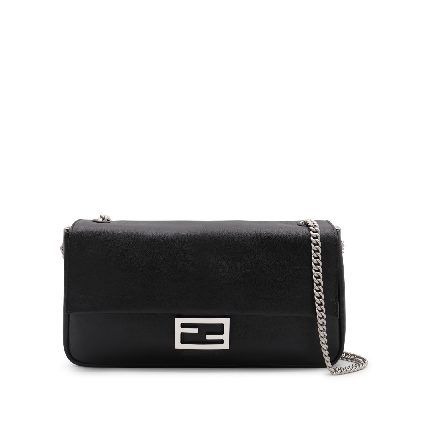 BLACK LEATHER BAG - 1