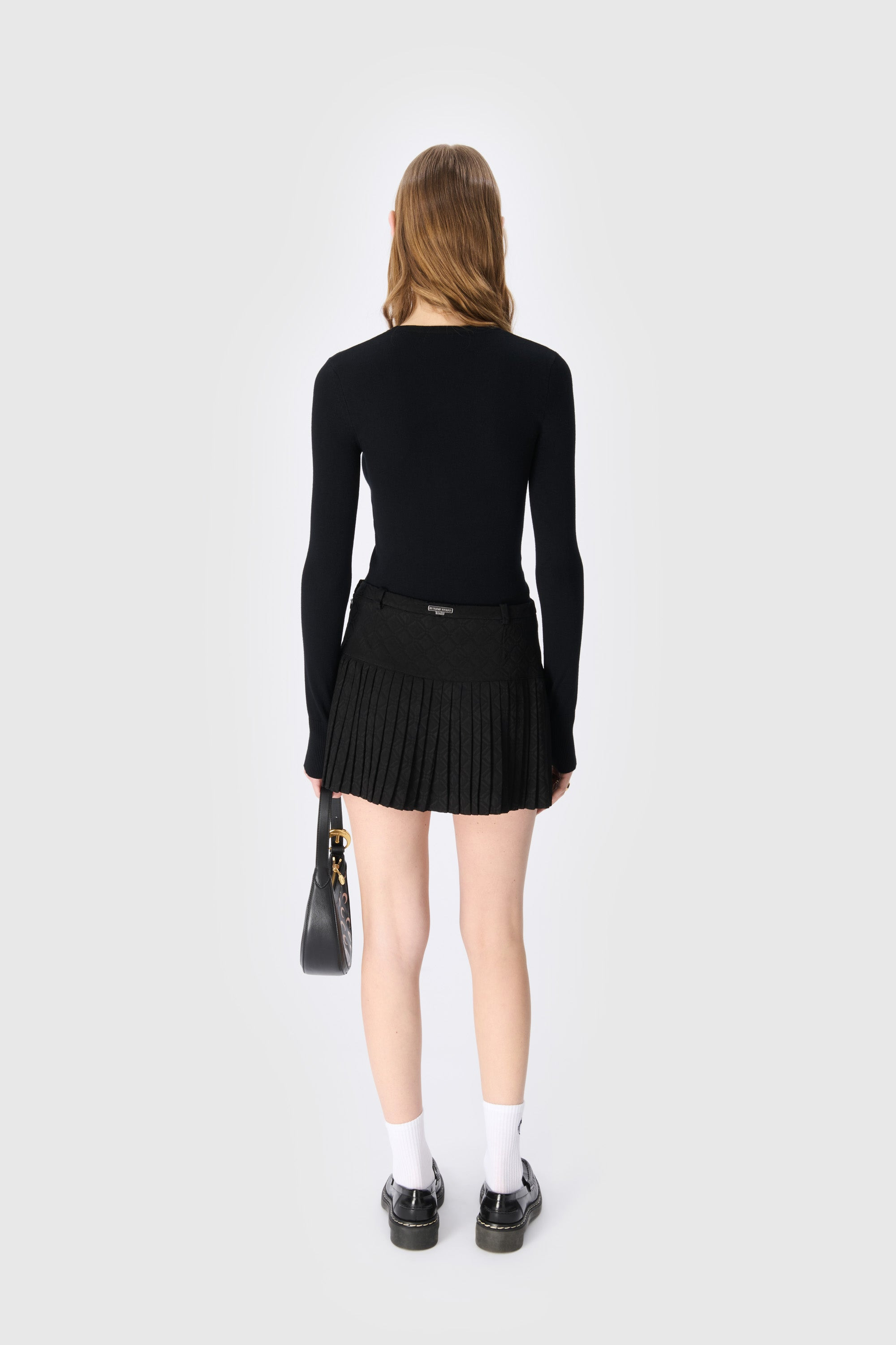 Moon Logo Knit Fitted Sweater - 3