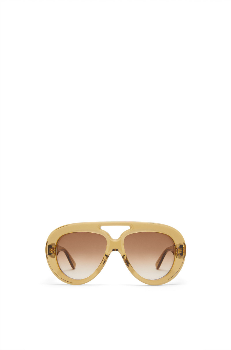 Round Spoiler Aviator sunglasses - 1