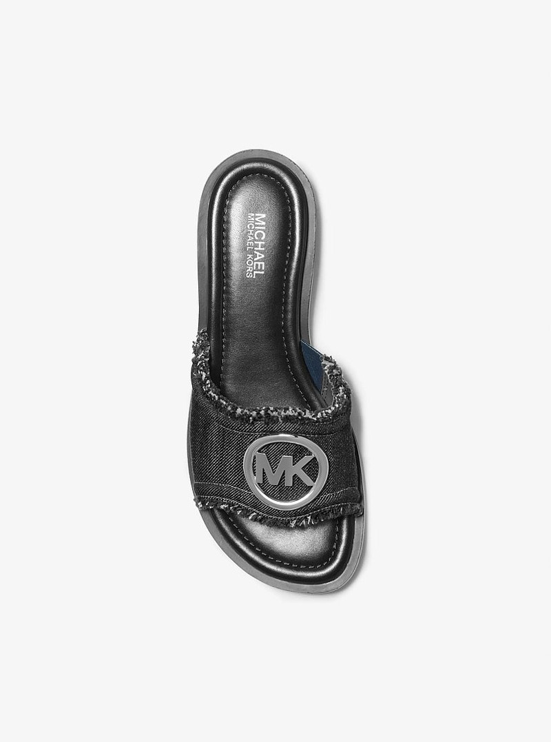 Hannah Denim Slide Sandal 3