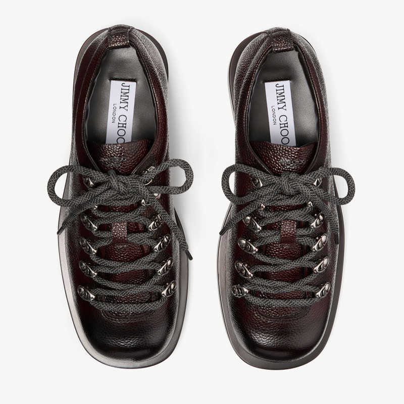 Reeves Lace Up Chocolate Scotch Grain Leather Lace Up Shoes 4