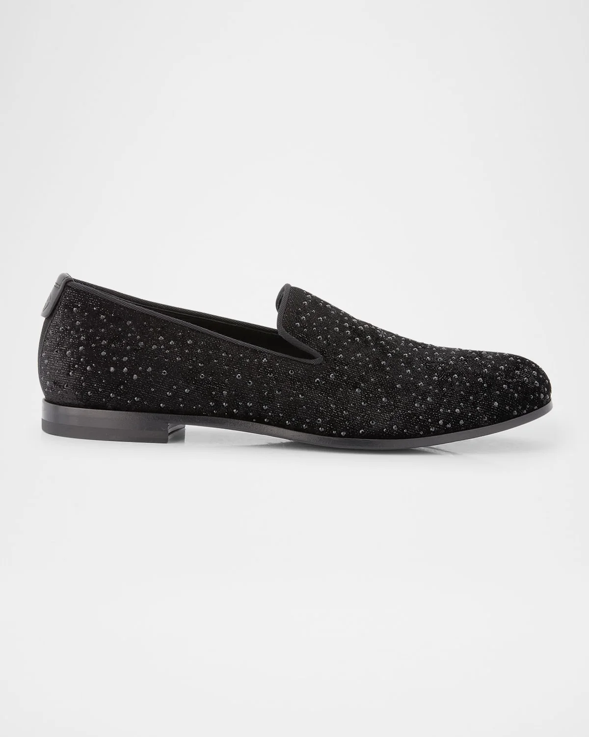 남자의 우단 Studded Loafers - 1