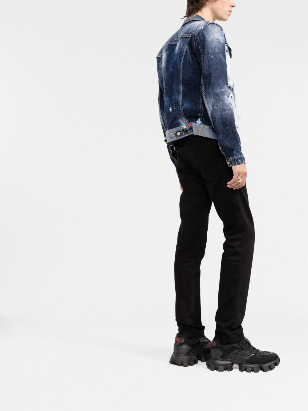 mid-rise straight-leg jeans - 4
