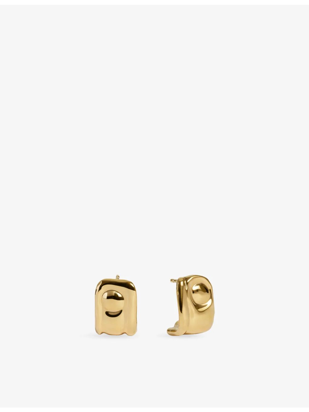 Amaia Small 18ct Yellow-Gold Vermeil Hoop Earrings - 1