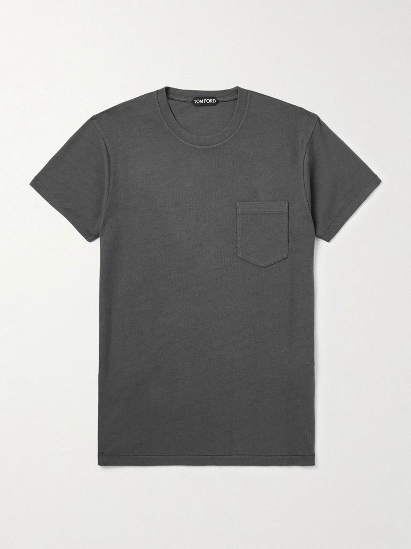 Cotton-Jersey T-Shirt Charcoal 1