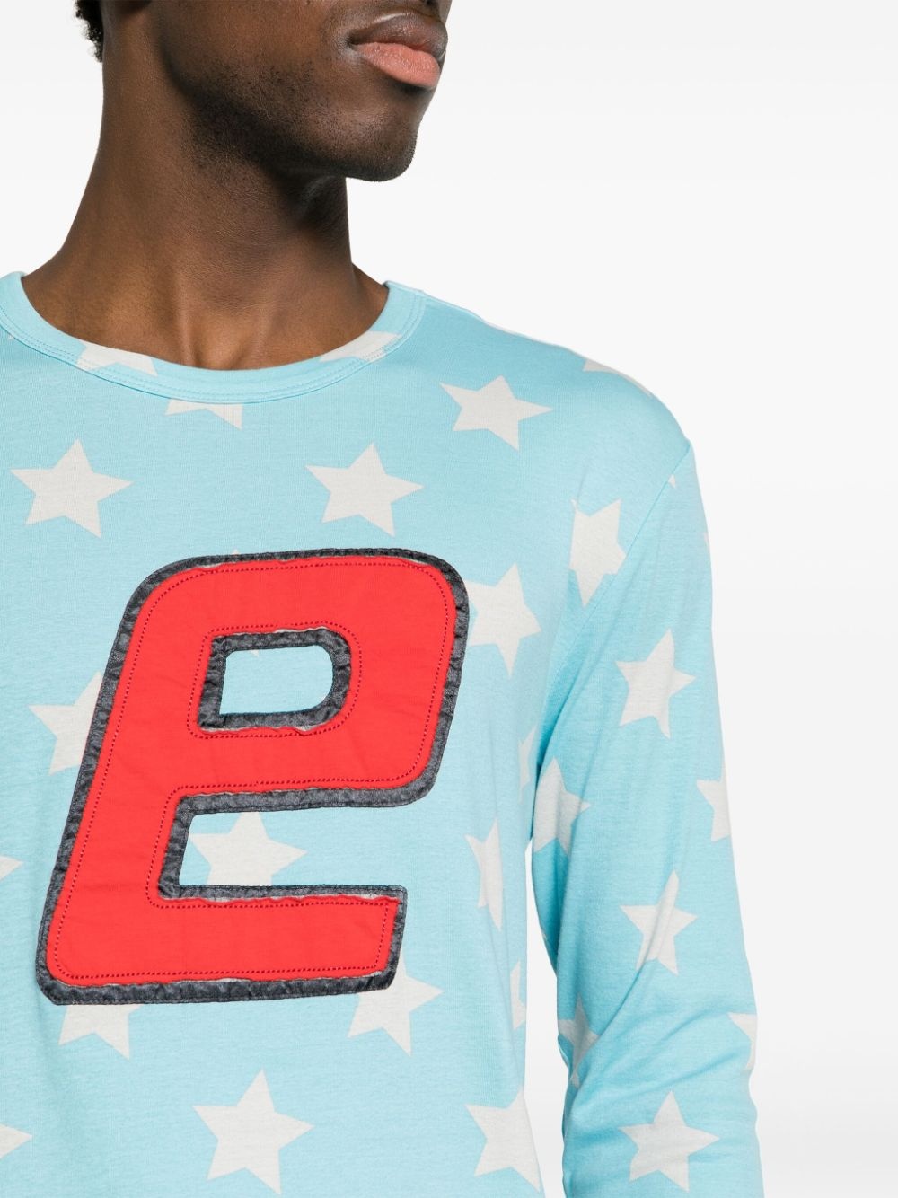 logo-patch cotton T-Shirt - 5