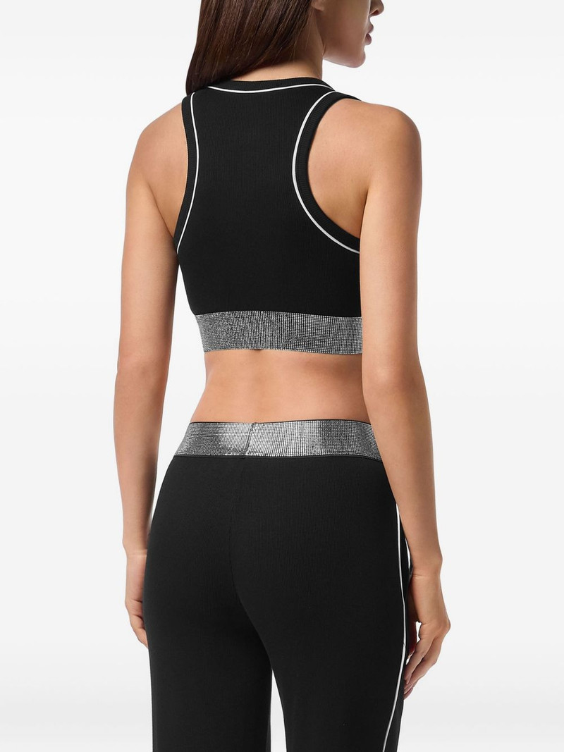 ribbed-knit logo-embroidered top 3