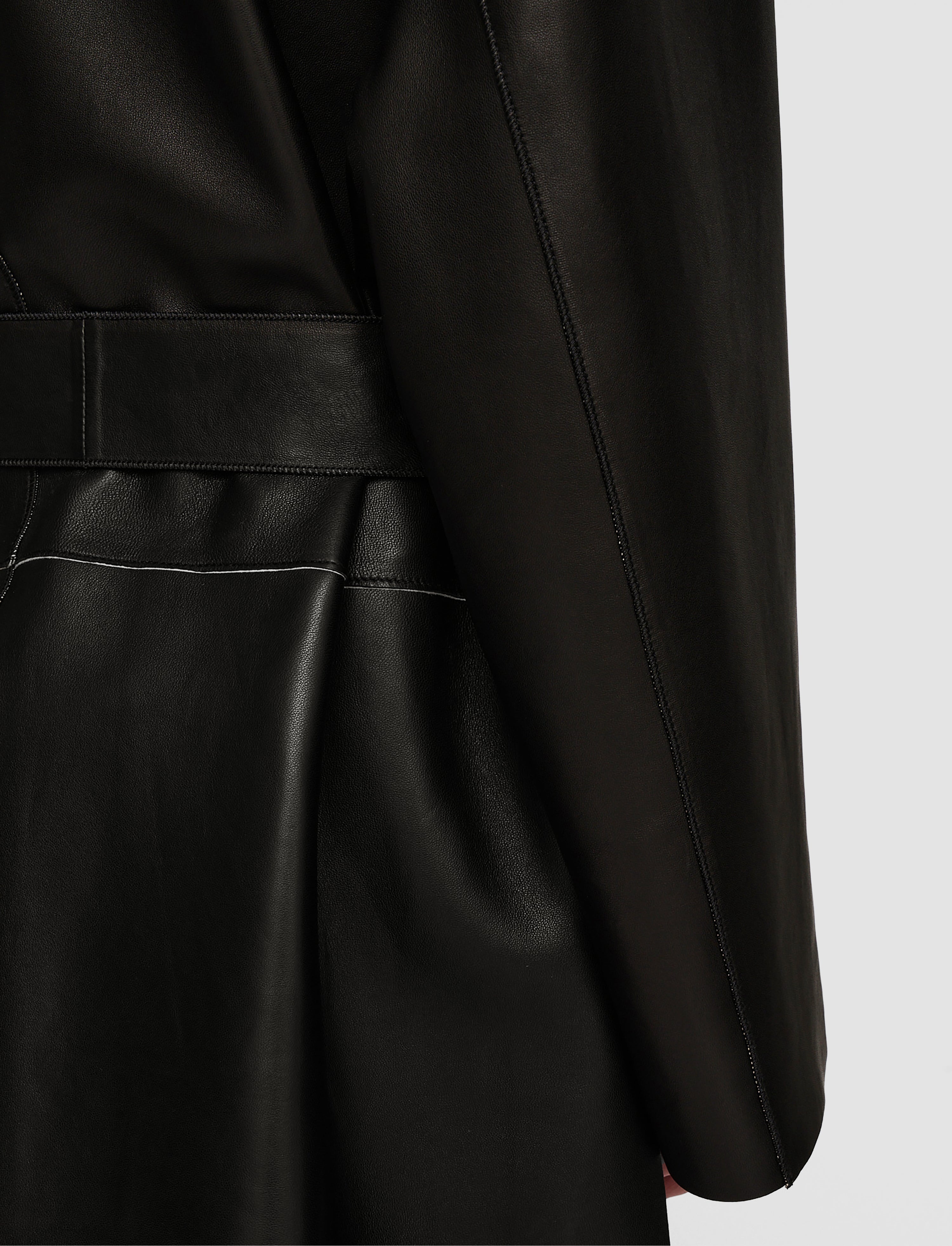 Tison Bonded Leather Jacket - 4