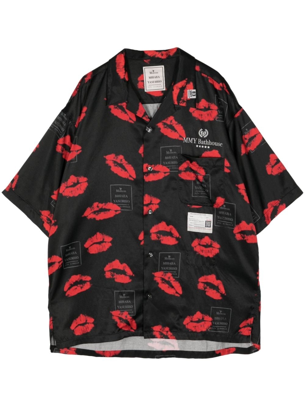 graphic-print shirt - 1