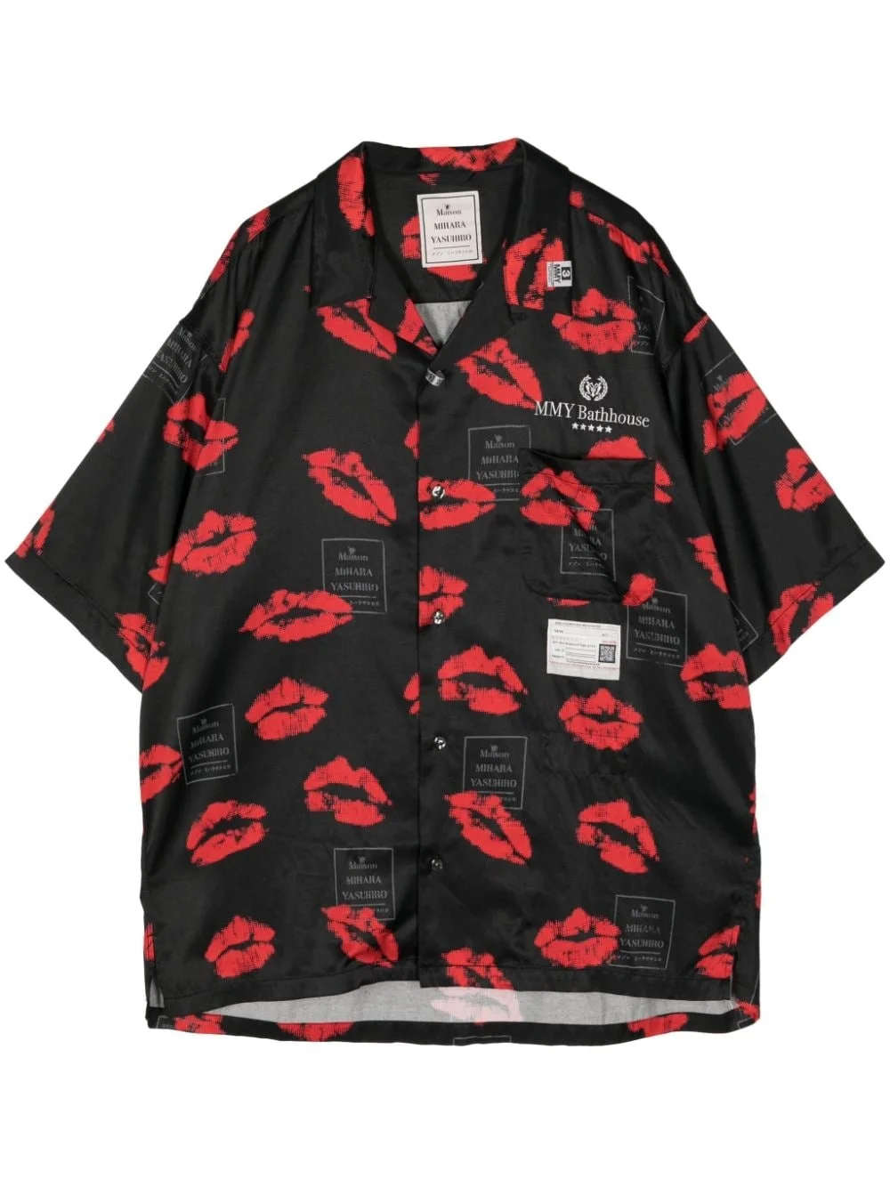 graphic-print shirt - 1