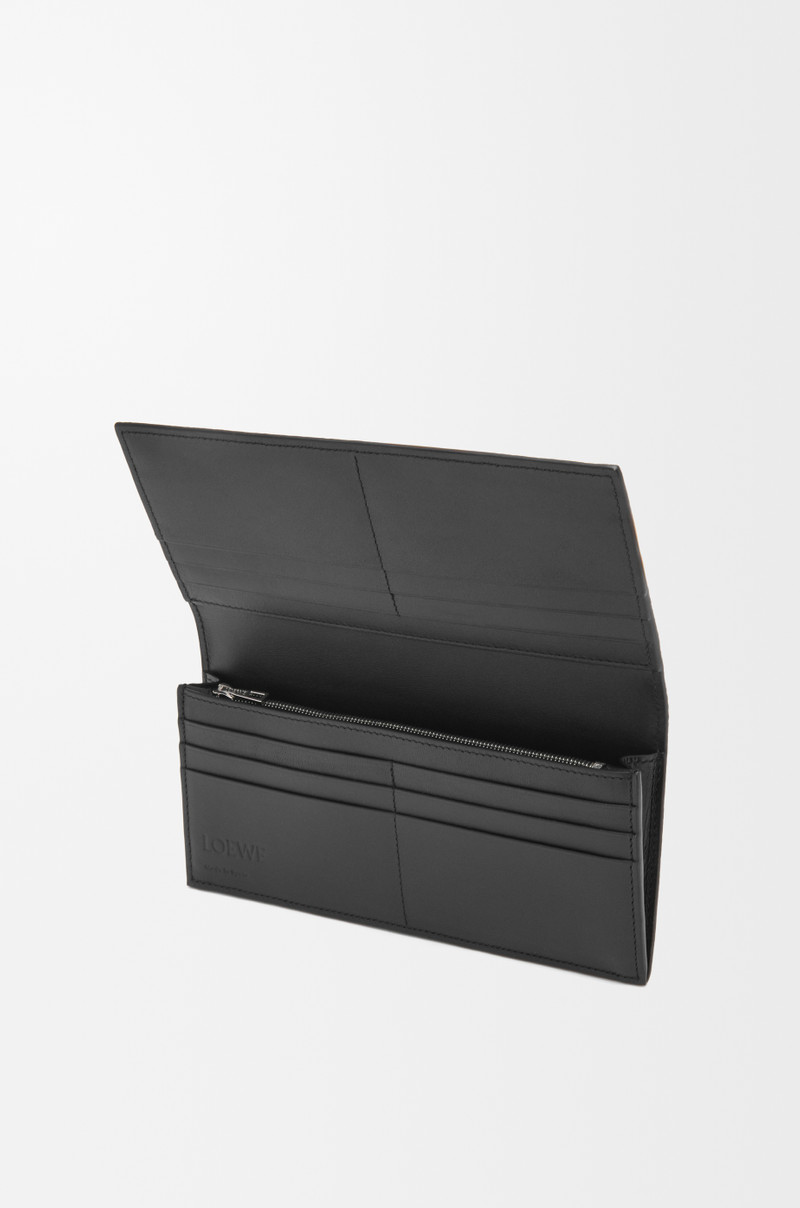 Long horizontal wallet in soft grained calfskin 3