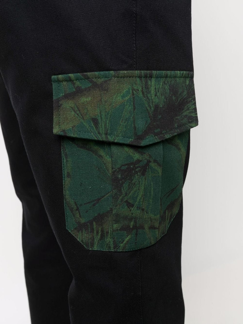 floral-print cargo track trousers 5