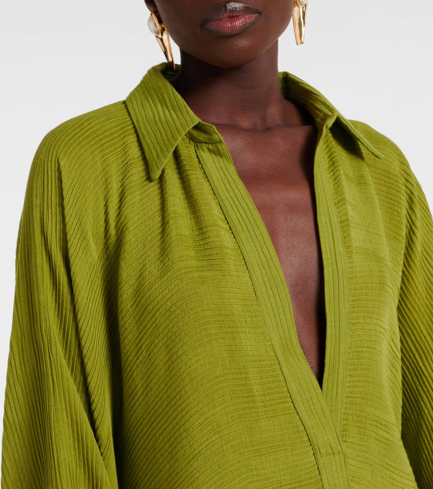 Guadalupe pleated kaftan - 4