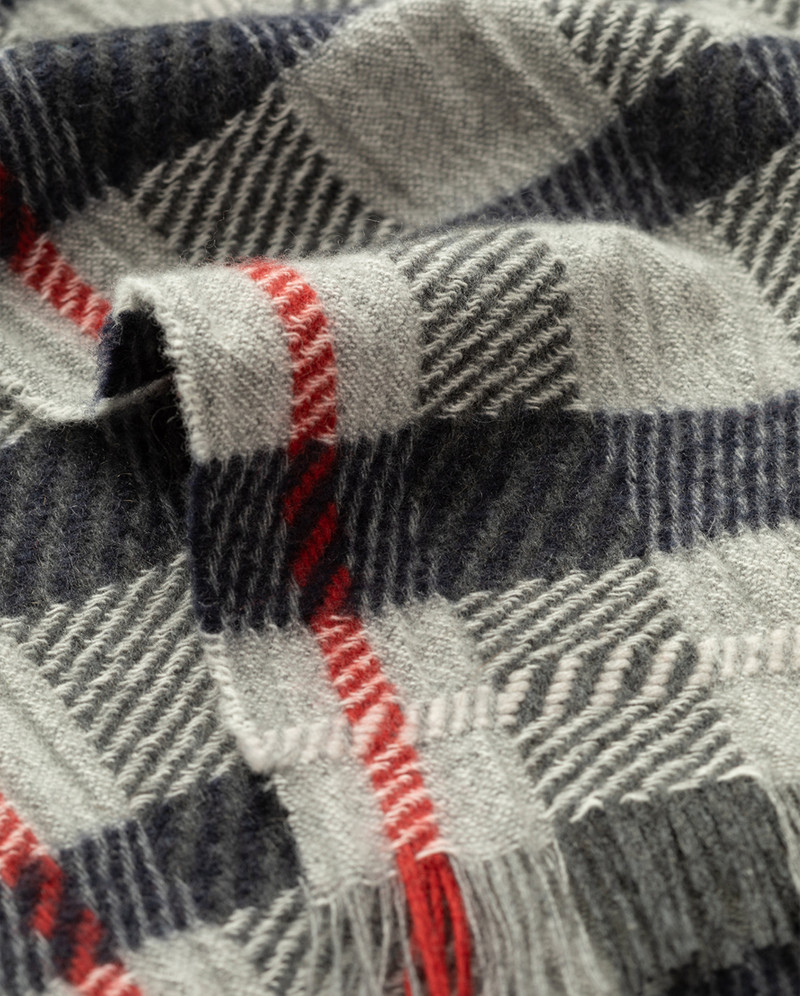 Crowe Silver Cashmere Scarf 3