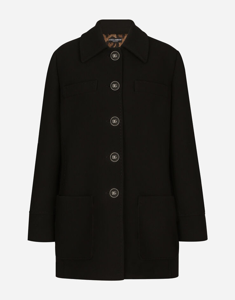 Double crepe peacoat with galalith buttons - 1