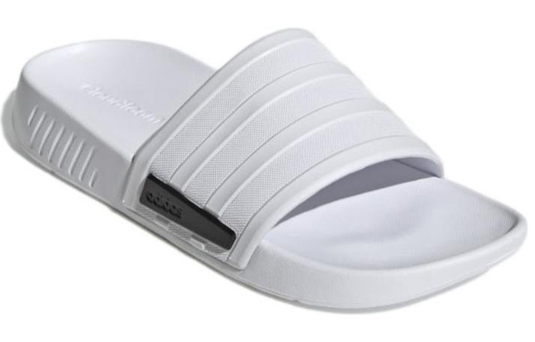 adidas Racer Tr Slides Cozy Wear-Resistant White Unisex Slippers GZ1177 - 3