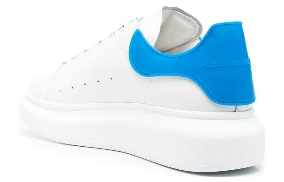 Alexander McQueen Oversized Sneaker 'White Electric Blue' 625156WHXMT8986 - 4